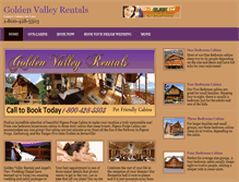 Tablet Screenshot of goldenvalleyrentals.com